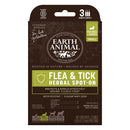 Earth Animal Flea & Tick Herbal Spot-On for Dogs 3-count - Small Dogs & Puppies - Dog Health Care & Wellness 1