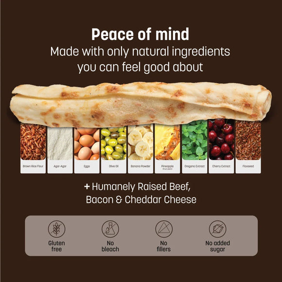 Earth Animal No-Hide From The Bacon Cheeseburger Flavor Dog Treats - Dog Treats 6