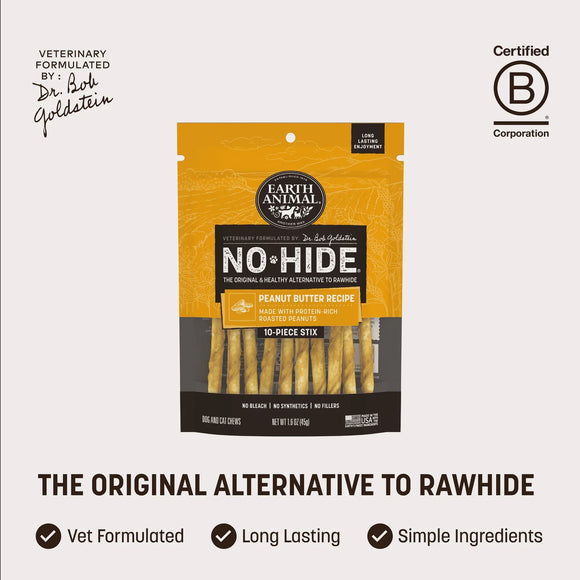 Earth Animal No-Hide Peanut Butter Recipe Dog Treats - Dog Treats 10