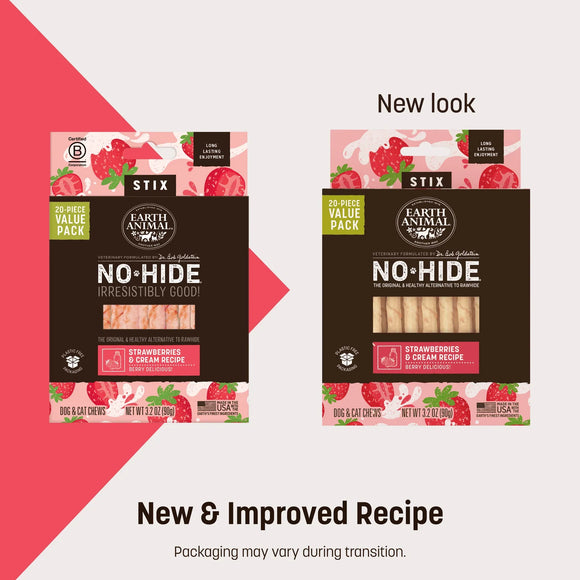 Earth Animal No-Hide Strawberries & Cream Recipe Dog Treats - Dog Treats 2