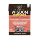 Earth Animal Wisdom Homestyle Pate Wet Cat Food 5.5-oz case of 12 - Chicken & Salmon - Cat Food 1