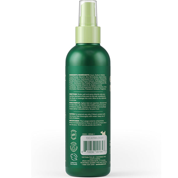 Earth Rated Deodorizing Spray Conditioning & Odor-Eliminating White Tea & Basil Refresh Mist for Dogs (8 oz)