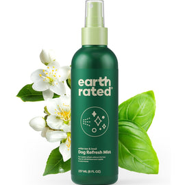 Earth Rated Deodorizing Spray Conditioning & Odor-Eliminating White Tea & Basil Refresh Mist for Dogs (8 oz)