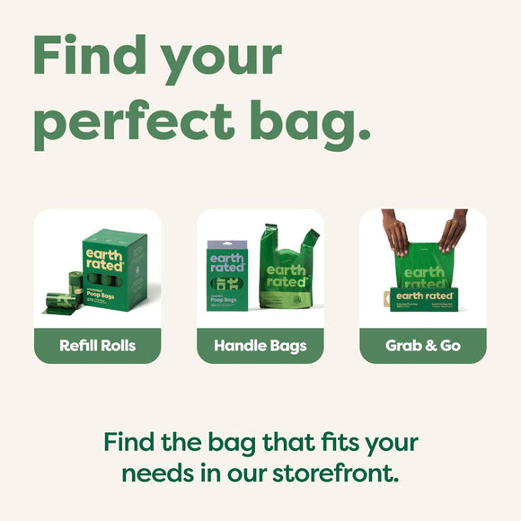 Earth Rated Dog Poop Bags Refill Rolls- Lavender Scented