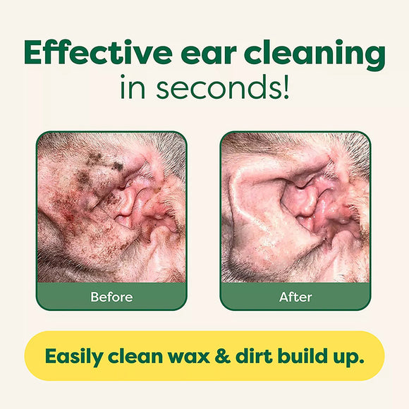 Earth Rated Hypoallergenic Ear Wipes For Dogs (60 ct)