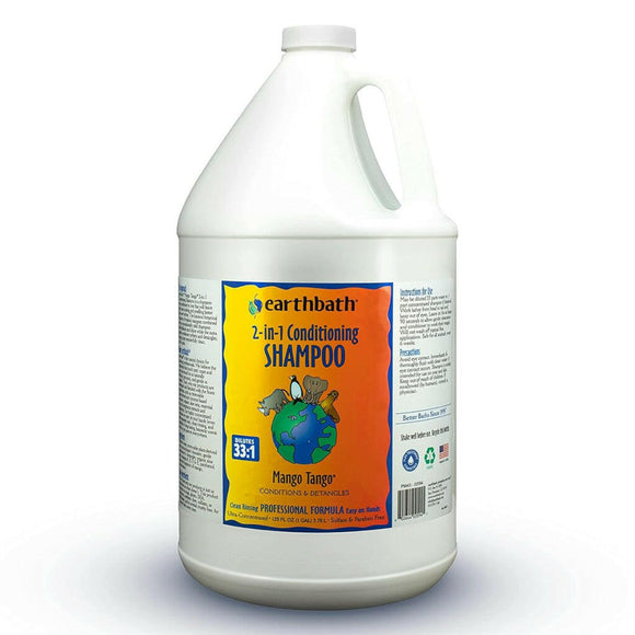 Earthbath 2-in-1 Mango Tango Conditioning Shampoo for Dogs & Cats - gallon - Pet Shampoo & Conditioner 7