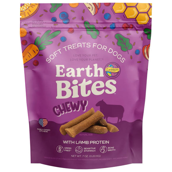 Earthborn Holistic EarthBites Lamb Soft & Chewy Dog Treats (7 oz)