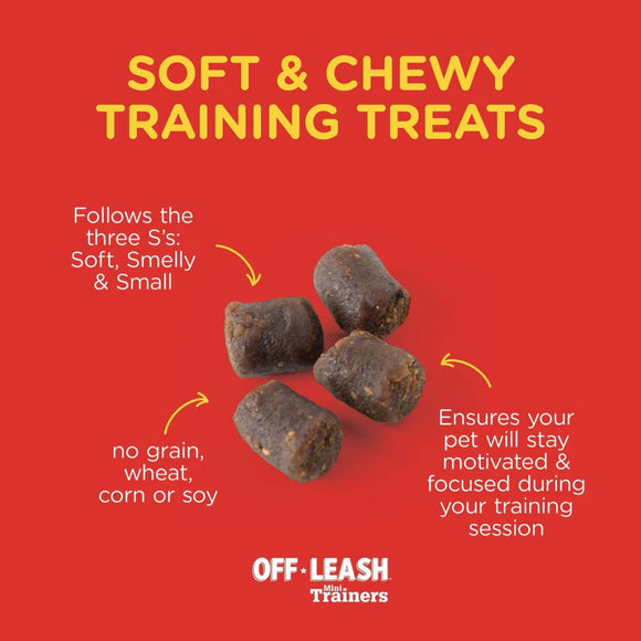 Earthly Off Leash Mini Trainers Smokey Beef Recipe Dog Treats (5 oz)