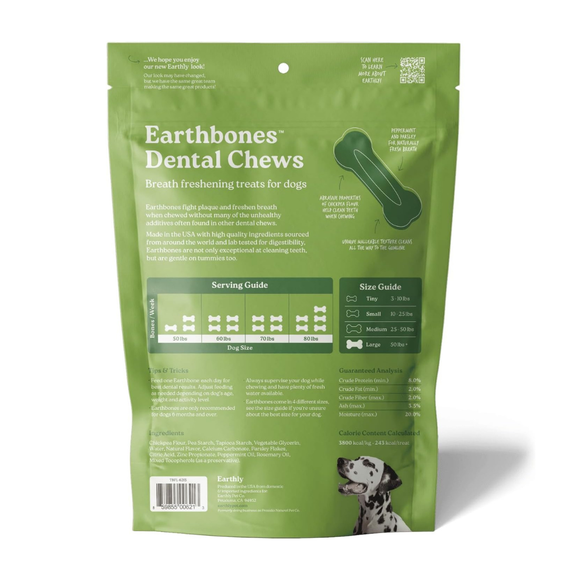 Earthly Pet Earthbones Dental Chews for Dogs - Dog Dental Chews & Treats 10
