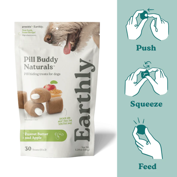 Earthly Pet Pill Buddy Naturals Pill Hiding Treats for Dogs - Dog Treats 3
