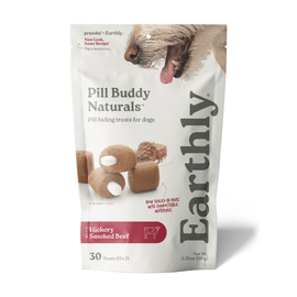 Earthly Pet Pill Buddy Naturals Pill Hiding Treats for Dogs - Hickory Smoked Beef / 30 Treats - Dog Treats 1