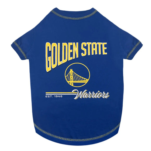Pet's First NBA Bold City Text Tee for Dogs & Cats Dog Clothing & Apparel.