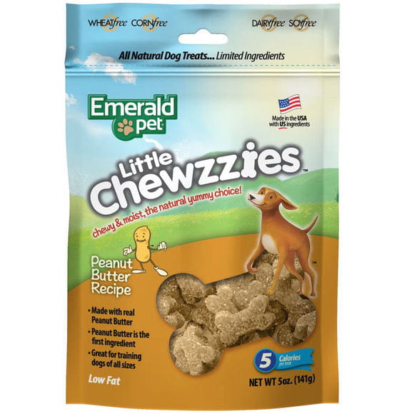 Emerald Pet Little Chewzzies Peanut Butter Dog Treats