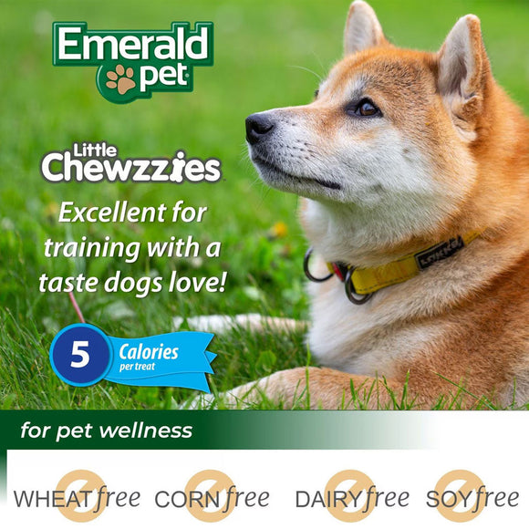 Emerald Pet Little Chewzzies Salmon Recipe Dog Treats 5-oz - Dog Treats 7