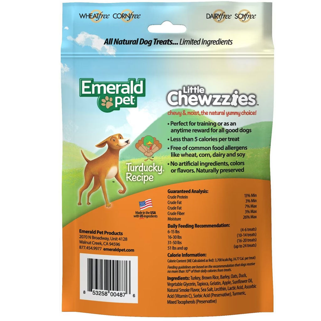 Turducky Dog Treats: Emerald Pet Little Chewzzies