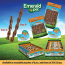 Emerald Pet Turducky Twizzies Grain-Free Dog Treats 6 count - Dog Treats 10