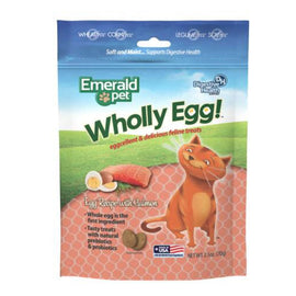 Emerald Pet Wholly Egg Recipe with Salmon Cat Treats 2.5-oz - 1-pack - Cat Treats 1