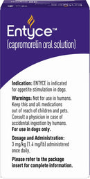 Entyce 30mg/ml appetite stimulant liquid for dogs
