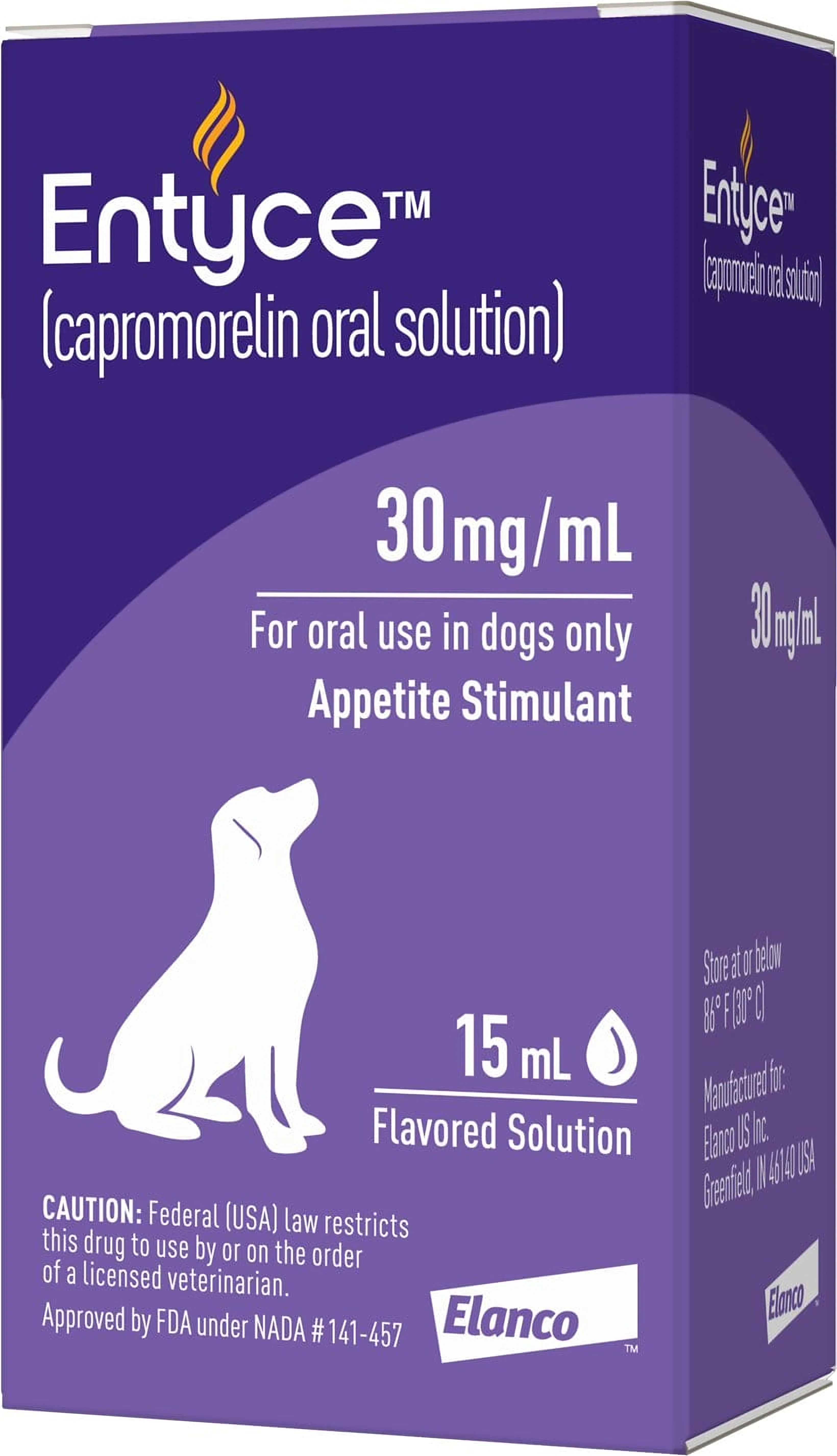 Entyce (Capromorelin) Oral Solution for Dogs | Hardypaw