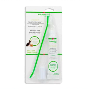 Enzadent Enzymatic Poultry-Flavored Toothbrush Kit for Dogs & Cats