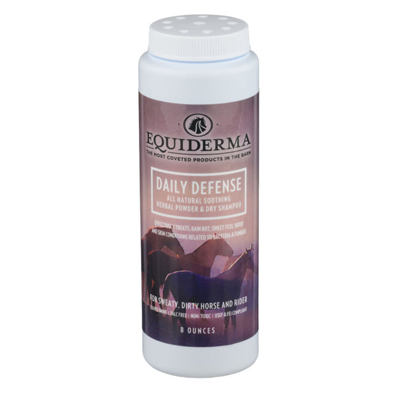 Equiderma Daily Defense Dry Shampoo For Horses (8 oz) - Horse Shampoos & Conditioners 1