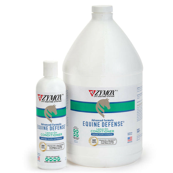 Zymox Equine Defense Leave-On Conditioner Liquid - 12oz and 1 gallon