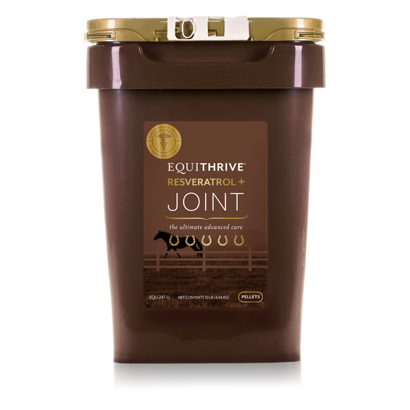 Equithrive Resveratrol + Joint Pellets for Horses - 10-lb - Horse Vitamins & Supplements 6