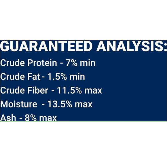 Nutritional information label on Equus Magnificus The German Beet Treats package
