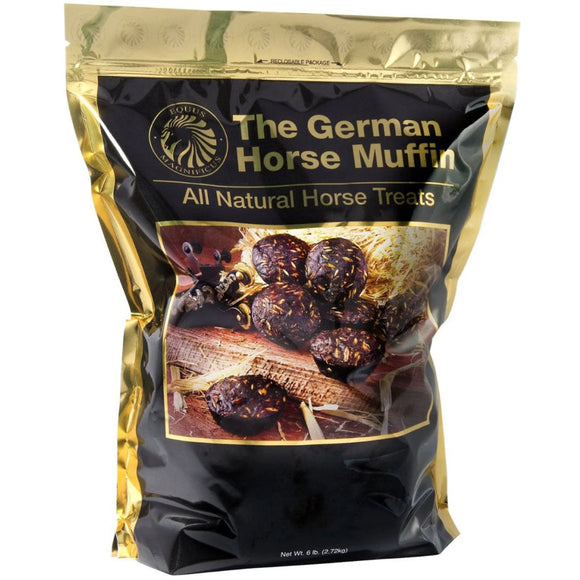 Equus Magnificus The German Horse Muffin, all-natural horse treats packaging