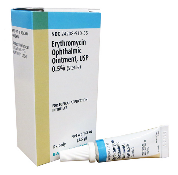 Stye Romycin Erythromycin 0.5% Ophthalmic Ointment (3.5g) – Treat Eye Infections