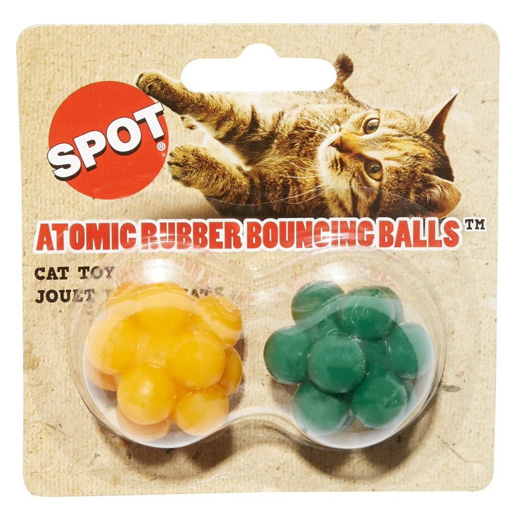Ethical Pet Atomic Rubber Bouncing Ball Cat Toy