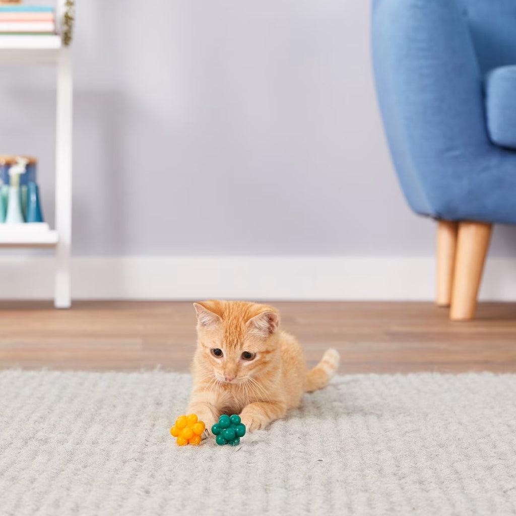 Ethical Pet Atomic Rubber Bouncing Ball Cat Toy