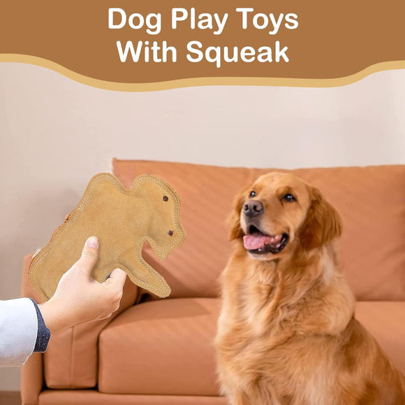 Ethical Dura-Fuse Leather Buffalo Toy For Dog (12")