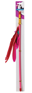 Ethical Feather Dangler Wand Toy For Cats - Cat Toys 1