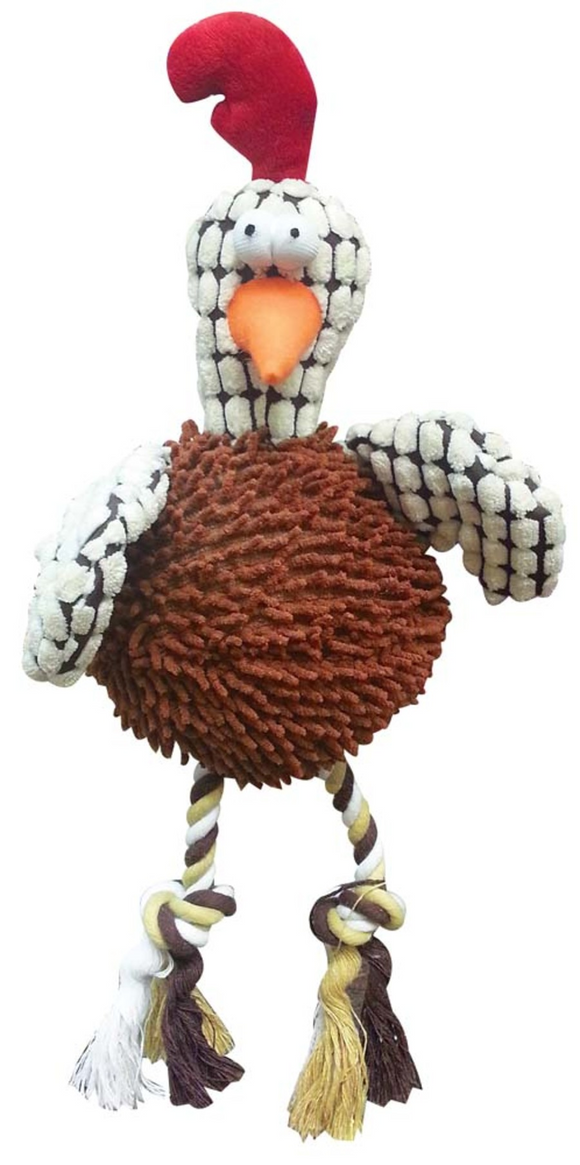 Ethical Giggler Plush Chicken Dog Toy Assorted Colors - Dog Toys 3