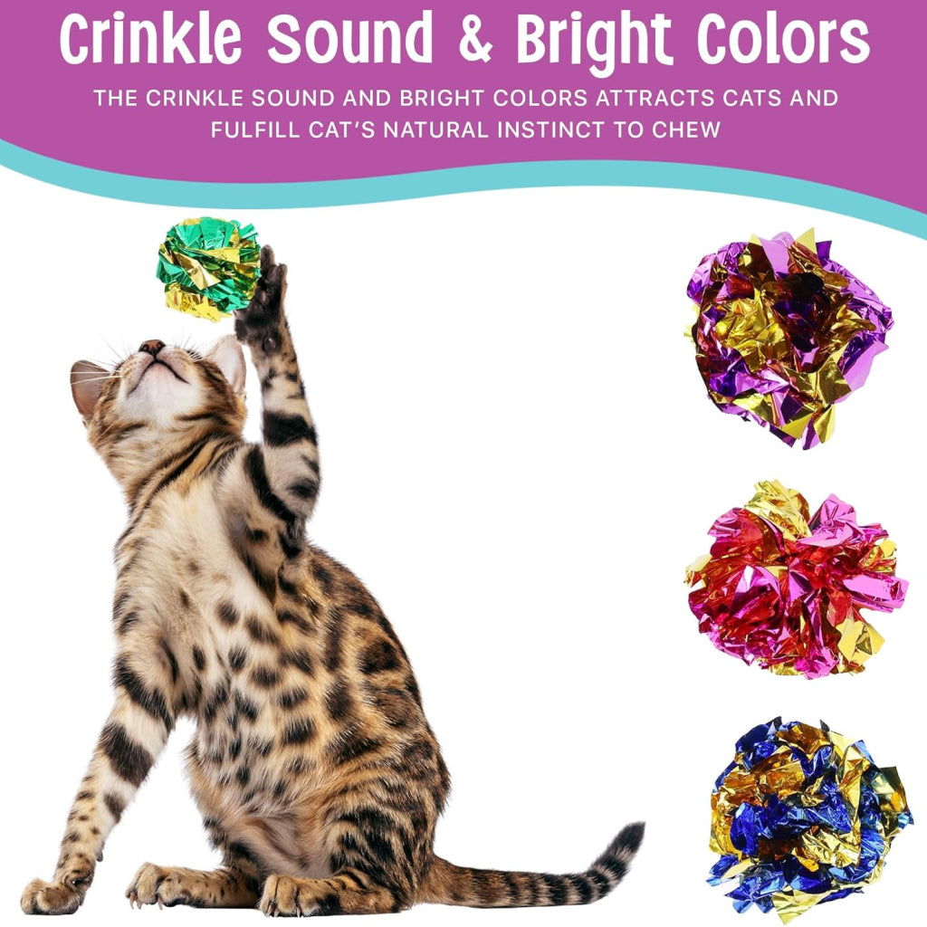 Spot Cat Toy Mylar Balls (4 Pack)