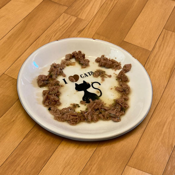 Ethical Pet I Love Cats Cat Saucer, 5"