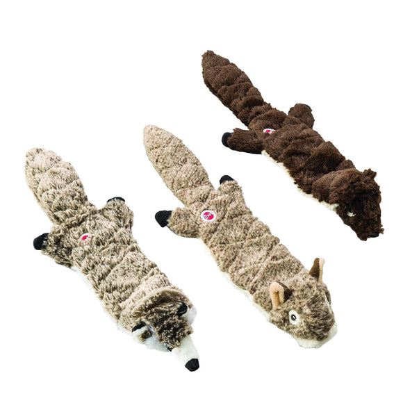 Ethical Mini Skinneeez Extreme Quilted Squirrel Toy For Dog (14")