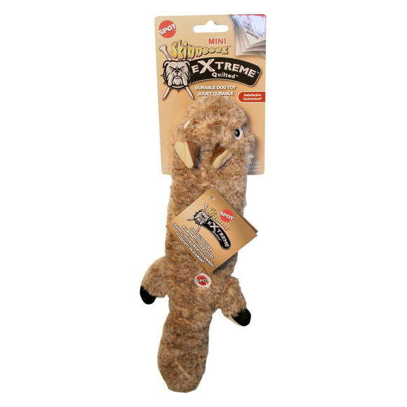 Ethical Mini Skinneeez Extreme Quilted Squirrel Toy For Dog (14")