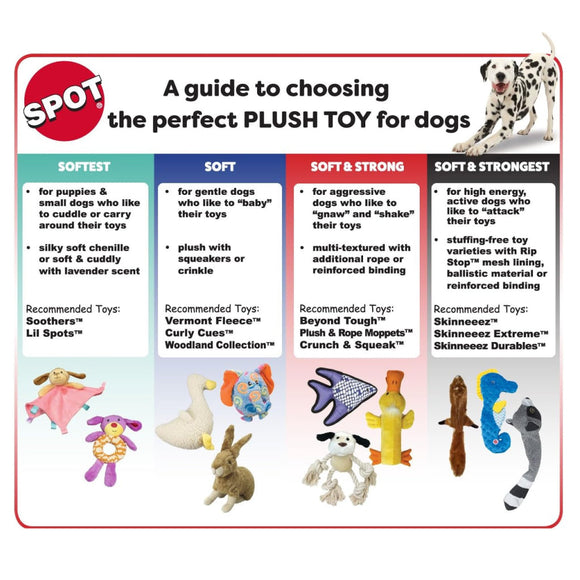 Ethical Pet Skinneeez Extreme Quilted Stuffing-Free Raccoon Toy for Dogs - Dog Toys 3