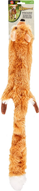 Ethical Pet Skinneeez Forest Series Stuffing-Free Plush Fox Toy for Dogs - Regular (23’’) - Dog Toys 6