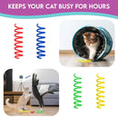 Ethical Pet Spot Colorful Springs Catnip Toy Thin, Assorted, 3"