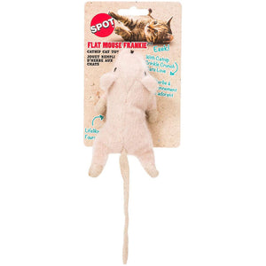 Ethical Pet Spot Flat Mouse Frankie Cat Toy Color Varies 5.5’’ - Cat Toys 1