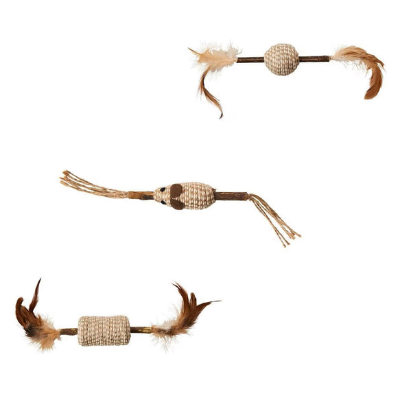 Ethical Spot Naturals Silvervine Cat Cord / Stick Assorted Toy For Cats - Cat Toys 9