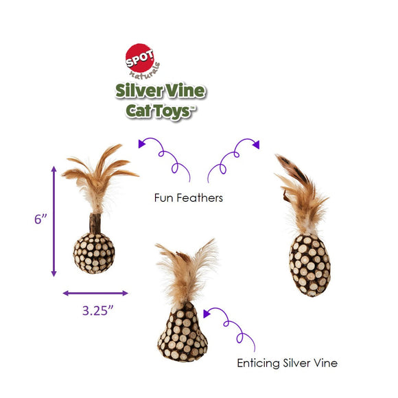 Ethical Spot Naurals Silvervine Chunky Toy For Cat (Assorted) - Cat Toys 4