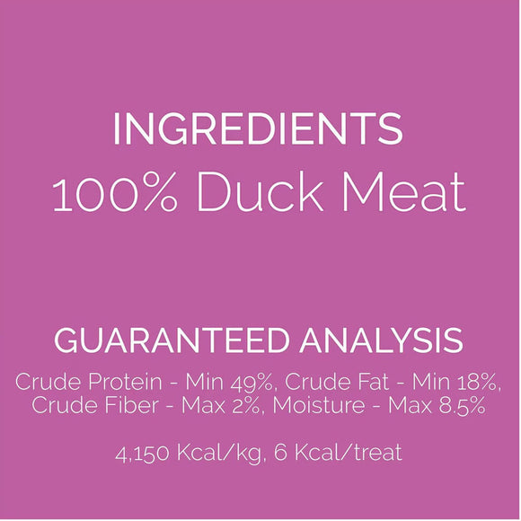 Etta Says! Eat Simple! 100% Freeze Dried Duck Never Cooked Dog Treats