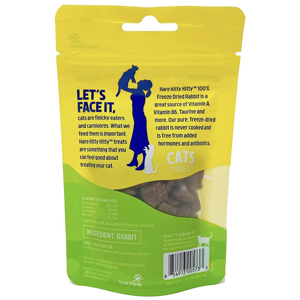 Etta Says! Kitty Kitty 100% Freeze Dried Rabbit Treats For