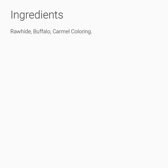 Etta Says! Premium Crunchy MEGA Buffalo Chews Dog Treats, 10"