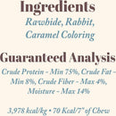 Etta Says! Premium Crunchy Rabbit Dog Chew Treats