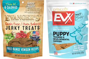 Evanger’s EVX Enhanced Diet Puppy Training & Developmental Support Jerky Treats for Dogs (4.5 oz) - Dog Treats 2